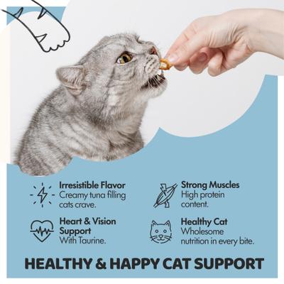 Show full view: Sprankles Tasty Tuna Flavored Crunchy Cat Treats, 8-oz bag slide 3 of 6