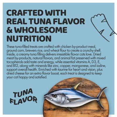 Show full view: Sprankles Tasty Tuna Flavored Crunchy Cat Treats, 8-oz bag slide 6 of 6