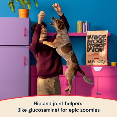 Show full view: BARK in the Belly Beef & Ancient Grains Recipe Dog Food, 4-lb bag slide 5 of 11