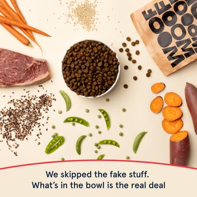 Show full view: BARK in the Belly Beef & Ancient Grains Recipe Dog Food, 4-lb bag slide 6 of 11