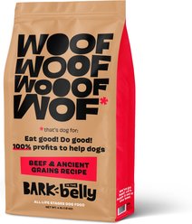 BARK in the Belly Beef & Ancient Grains Recipe Dog Food, 4-lb bag