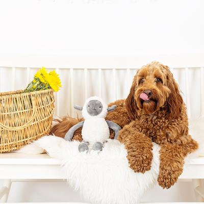 Show full view: Fringe Studio Little Lamby Plush Dog Toy slide 3 of 3