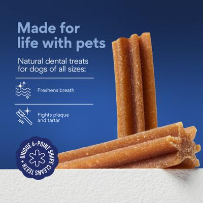 Show full view: Chewy Natural Original Flavor Dental Chew Dog Treats (FORMERLY TRUE ACRE FOODS), 32 count, bundle of 2 slide 5 of 10