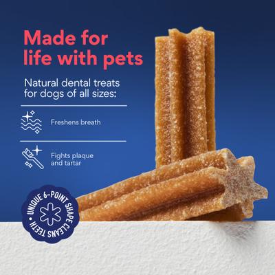 Show full view: Chewy Natural Beef Flavor Dental Chew Dog Treats (FORMERLY TRUE ACRE FOODS), 32 count, bundle of 2 slide 5 of 10