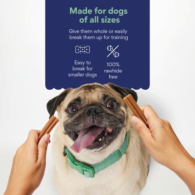 Show full view: Chewy Natural Mint Flavor Dental Chew Dog Treats, 32 count slide 4 of 10