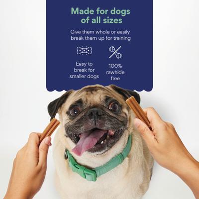 Show full view: Chewy Natural Mint Flavor Dental Chew Dog Treats (FORMERLY TRUE ACRE FOODS), 32 count, bundle of 2 slide 4 of 10