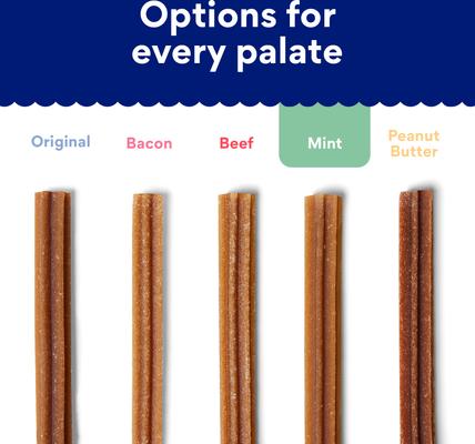 Show full view: Chewy Natural Mint Flavor Dental Chew Dog Treats, 32 count slide 6 of 10
