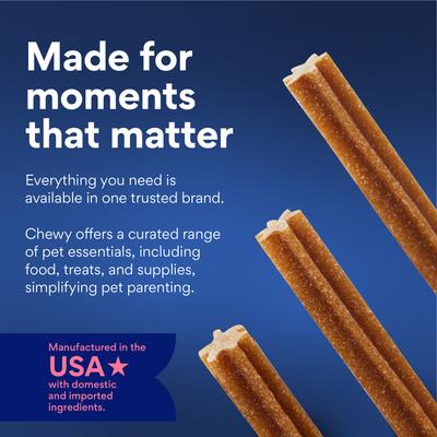 Show full view: Chewy Natural Bacon Flavor Dental Chew Dog Treats, 32 count slide 8 of 10