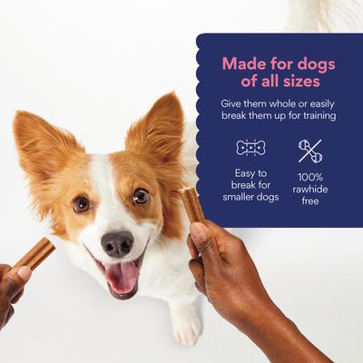 Show full view: Chewy Natural Bacon Flavor Dental Chew Dog Treats, 32 count slide 4 of 10