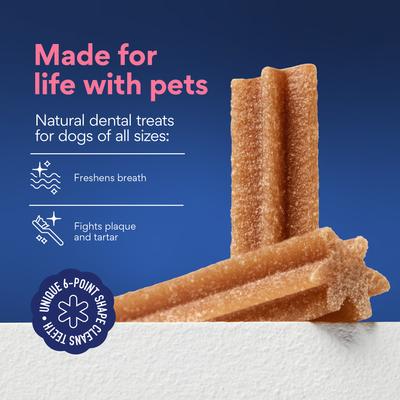 Show full view: Chewy Natural Bacon Flavor Dental Chew Dog Treats, 32 count slide 5 of 10