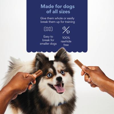 Show full view: Chewy Natural Original Flavor Dental Chew Dog Treats (FORMERLY TRUE ACRE FOODS), 32 count, bundle of 2 slide 4 of 10