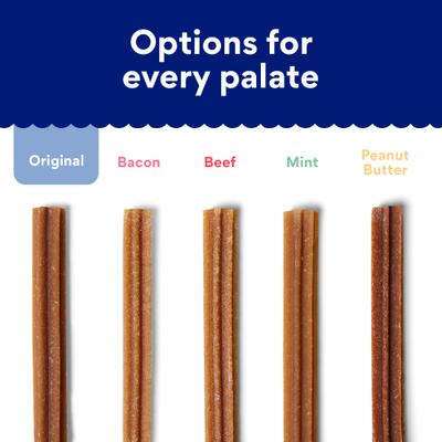 Show full view: Chewy Natural Original Flavor Dental Chew Dog Treats (FORMERLY TRUE ACRE FOODS), 32 count, bundle of 2 slide 6 of 10