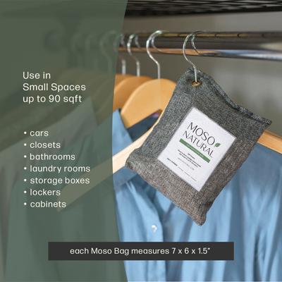 Show full view: Moso Natural Bamboo Charcoal Air Purifying Fragrance-Free Dog & Cat Deodorizer, 7.04-oz bag slide 5 of 10