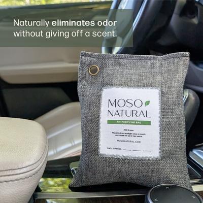 Show full view: Moso Natural Bamboo Charcoal Air Purifying Fragrance-Free Dog & Cat Deodorizer, 7.04-oz bag slide 3 of 10
