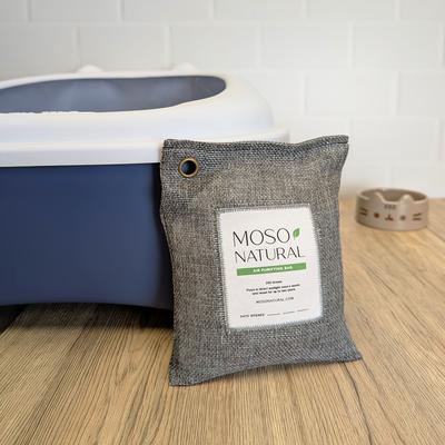 Show full view: Moso Natural Bamboo Charcoal Air Purifying Fragrance-Free Dog & Cat Deodorizer, 7.04-oz bag slide 2 of 10