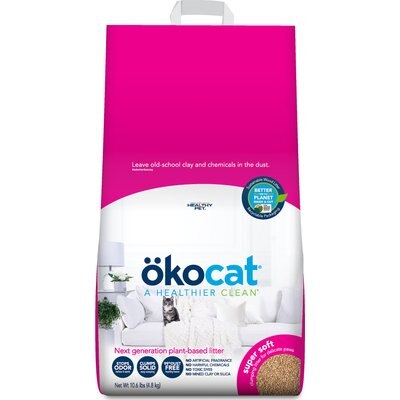 Okocat Okocat Super Soft Clumping Wood Unscented Cat Litter, 10.6-lb bag
