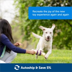 PetSafe Busy Buddy Natural Rawhide Peanut Butter Rings Dog Treats, Size C slide 2 of 7