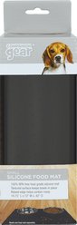 Companion Gear Silicone Dog & Cat Placemat, Black, Small: 19 x 12-in slide 1 of 4