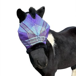 Kensington Protective Products Mini & Pony Fly Mask with Fleece Trim, Lavender Mint, Small