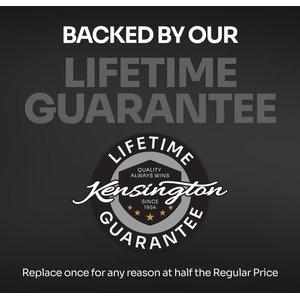 Kensington Protective Products Clinician Horse Training Lead Rope, Black-Black, 15-ft