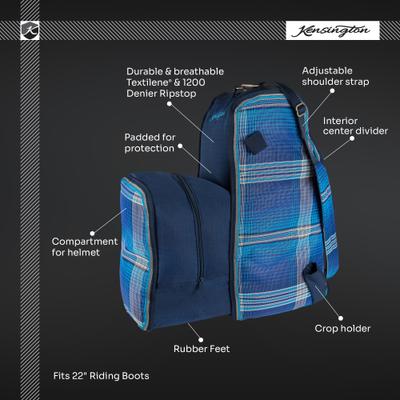 Show full view: Kensington Protective Products English Boot Carry All Horse Boot Storage, Lavender Mint slide 3 of 7