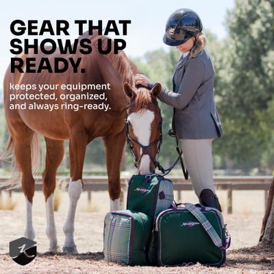 Show full view: Kensington Protective Products English Boot Carry All Horse Boot Storage, Lavender Mint slide 6 of 7