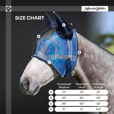 Show full view: Kensington Protective Products Horse Fly Mask with Web Trim & Mesh Ears, Merlot, Medium slide 3 of 7