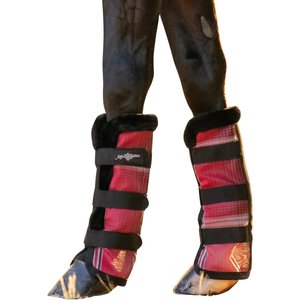 Kensington Protective Products Protective Horse Fly Boots, Merlot, Average, 2 count