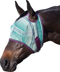 Kensington Protective Products Horse Fly Mask with Web Trim, Imperial Jade, Large