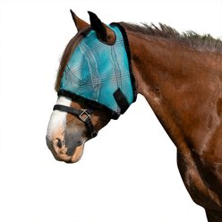 Kensington Protective Products Horse Fly Mask with Fleece Trim, Atlantis, Draft