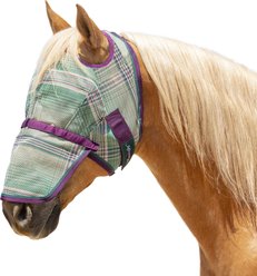 Kensington Protective Products Horse Fly Mask with Web & Nose, Imperial Jade, Large