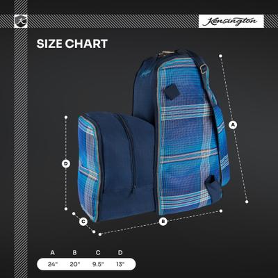 Show full view: Kensington Protective Products English Boot Carry All Horse Boot Storage, Lavender Mint slide 2 of 7