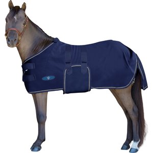 Kensington Protective Products Poly Cotton Stable Mini Horse Sheet, 50-in, Navy