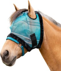 Kensington Protective Products Mini & Pony Fly Mask with Fleece Trim, Atlantis, Pony