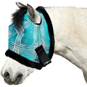 Kensington Protective Products Mini & Pony Fly Mask with Fleece Trim, Atlantis, Large