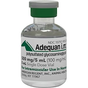 Adequan Equine i.m. (polysulfated glycosaminoglycan) Injectable for Horses, 100mg/mL, 5-mL vial