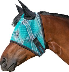 Kensington Protective Products Horse Fly Mask with Web Trim & Mesh Ears, Atlantis, Large