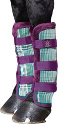 Kensington Protective Products Protective Horse Fly Boots, Imperial Jade, Medium, 2 count