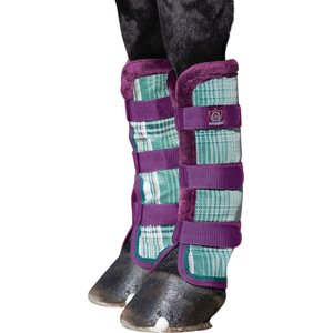 Kensington Protective Products Protective Horse Fly Boots, Imperial Jade, Medium, 2 count