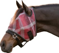 Kensington Protective Products Horse Fly Mask with Web Trim, Merlot, Large