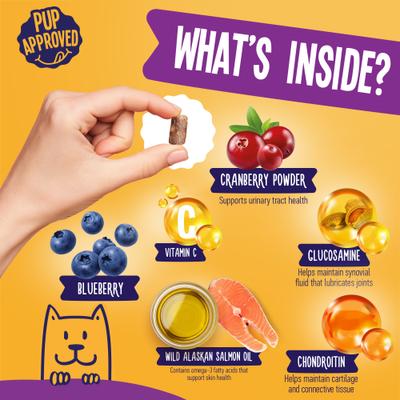 Show full view: True Tails Multivitamin Chicken Flavor Soft Chew for Dogs, 120 count slide 5 of 6