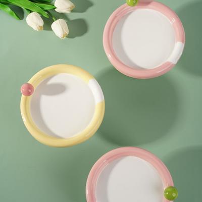 Show full view: Fairela Ice Cream Elevated Dog & Cat Bowl, Small: 2-cup, Yellow/Purple slide 6 of 9