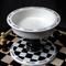 Show in main carousel: Fairela MiaoFairy Roman Column Checkered Elevated Dog & Cat Bowl, Black/White, Medium: 4-cup slide 2 of 7