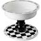 Show in main carousel: Fairela MiaoFairy Roman Column Checkered Elevated Dog & Cat Bowl, Black/White, Medium: 4-cup slide 1 of 7