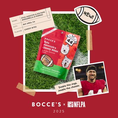 Show full view: Bocce's Bakery Kyle Juszxyk’s Cheesy Bites Soft & Chewy Dog Treats, 6-oz bag slide 5 of 6