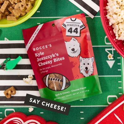 Show full view: Bocce's Bakery Kyle Juszxyk’s Cheesy Bites Soft & Chewy Dog Treats, 6-oz bag slide 4 of 6