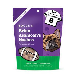 Bocce's Bakery Brian Asamoah’s Nachos Beef Adult Soft & Chewy Dog Treats, 6-oz bag
