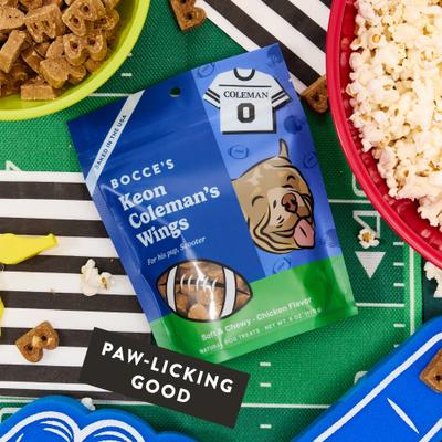 Show full view: Bocce's Bakery Keon Coleman’s Wings Chicken Soft & Chewy Dog Treats, 6-oz bag slide 4 of 6