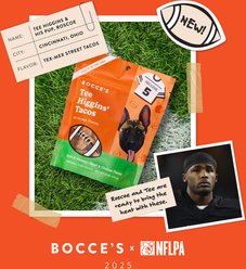 Bocce's Bakery Tee Higgins’ Tacos Beef Adult Soft & Chewy Dog Treats, 6-oz bag slide 2 of 5