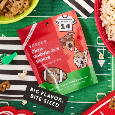 Show full view: Bocce's Bakery Chris Godwin’s Sliders Beef Adult Soft & Chewy Dog Treats, 6-oz bag slide 4 of 6